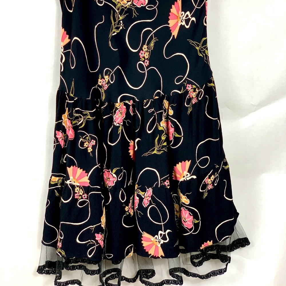 Dropped waist skirt